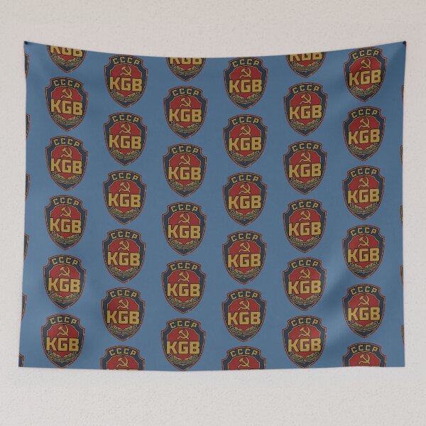 Item preview, KGB Interior Decorator Badge (retro/distressed) designed and sold by SlurmzMcKenzie.