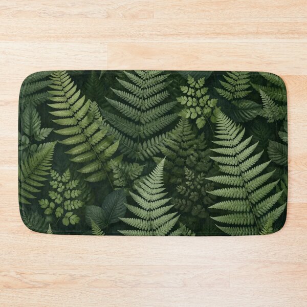 Item preview, Forest Fern Botanical Green Pattern designed and sold by StickyGuys.