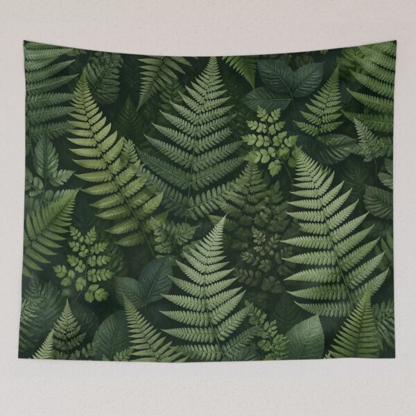 Item preview, Forest Fern Botanical Green Pattern designed and sold by StickyGuys.