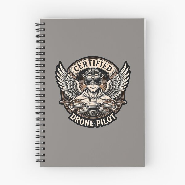 Item preview, Certified Drone Pilot Aviator Wings UAV Emblem designed and sold by KiwiRider.