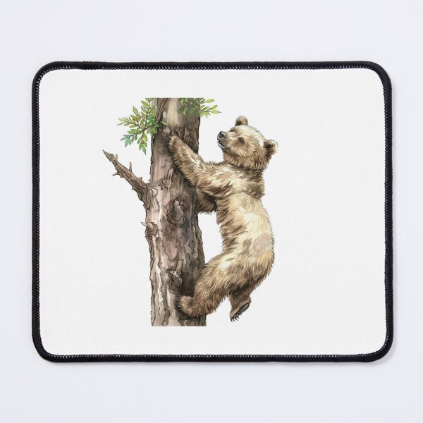 Item preview, Bear Cub | Cute Woodland Animal Watercolor Art designed and sold by Mandayartstudio.