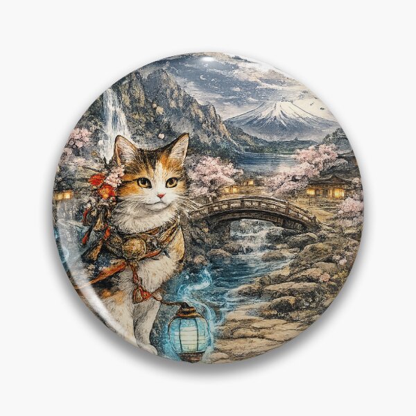 Item preview, Moonlit Spirit Cat designed and sold by Daihuku2525.