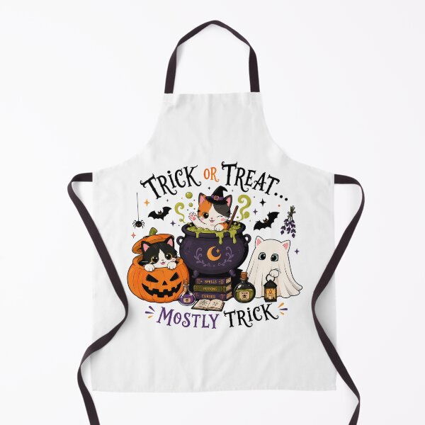 Item preview, Mostly Trick Kitten Halloween Fun For Cat Lovers designed and sold by chattsuede.