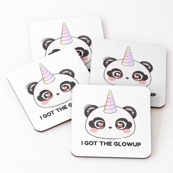 Item preview, Pandicorn™ Cute Panda Unicorn  | Kawaii Aesthetic - Glow Up designed and sold by JustaGurli.