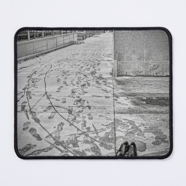 Item preview, Winter Footprints on Edmonton Sidewalk designed and sold by HenryHog.