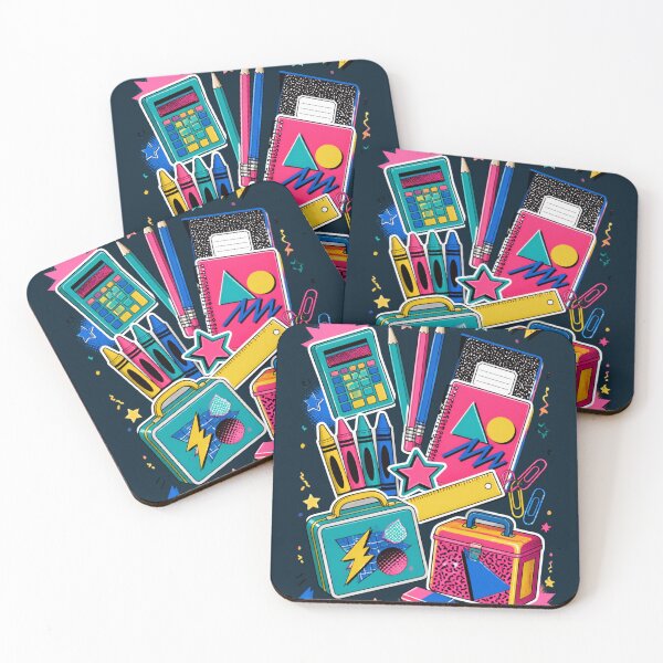 Item preview, Retro School Supplies Collage designed and sold by FatmaAhmed90.