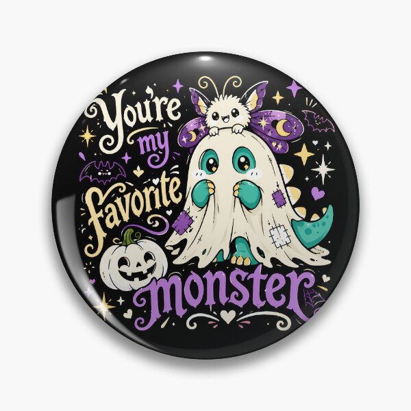Item preview, You're My Favorite Monster Gift Pastel Goth Kawaii Spooky designed and sold by chattsuede.