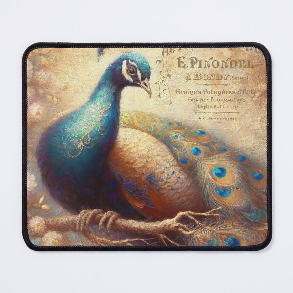 Item preview, Vintage Peacock Reverie designed and sold by AmairaPhotoArt.