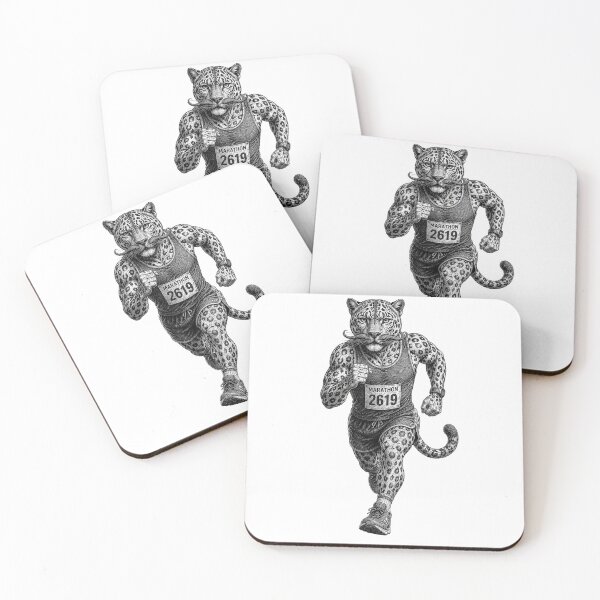 Item preview, Leopard Runner designed and sold by Fat Mustache Designs.