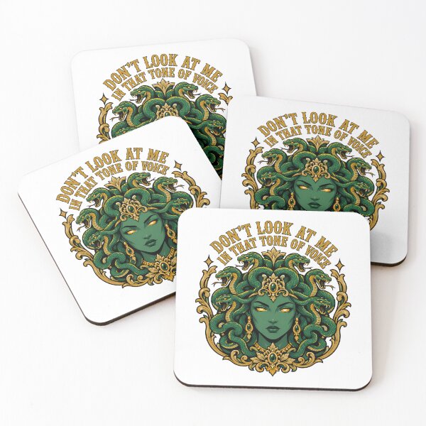 Item preview, Sarcastic Medusa Quote Don't Look At Me designed and sold by chattsuede.