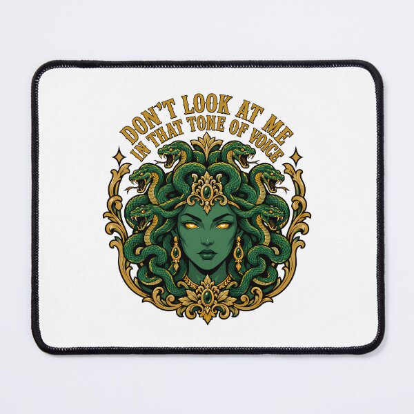 Item preview, Sarcastic Medusa Quote Don't Look At Me designed and sold by chattsuede.