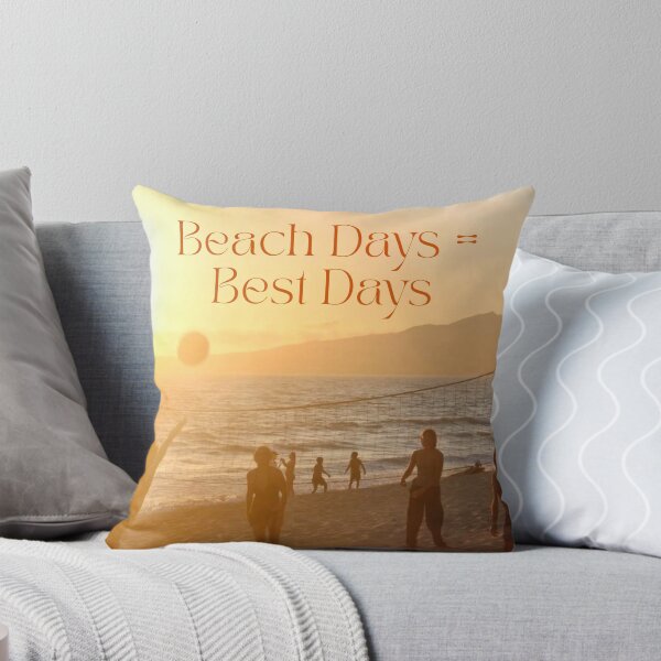 Item preview, BEACH DAYS = BEST DAYS Sand Volleyball Beach Sunset designed and sold by trixie666.