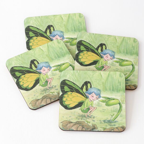 Item preview, May 23rd birthday flower Leaf Buds Fairy designed and sold by birthflower.