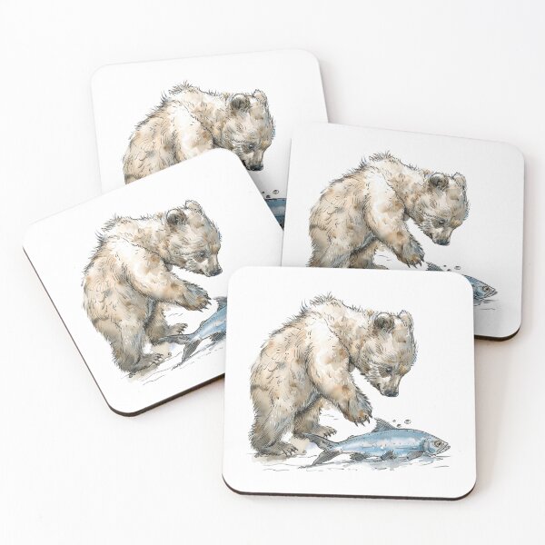 Item preview, Bear Cub | Cute Woodland Animal Watercolor Art designed and sold by Mandayartstudio.