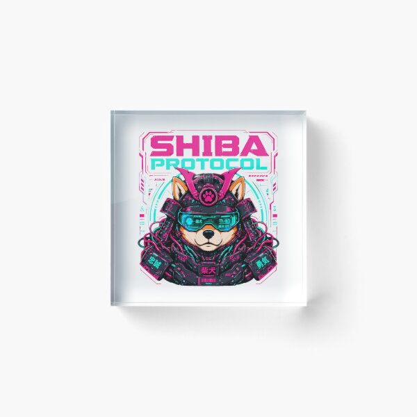 Item preview, Shiba Protocol Cyberpunk Dog Armor designed and sold by chattsuede.