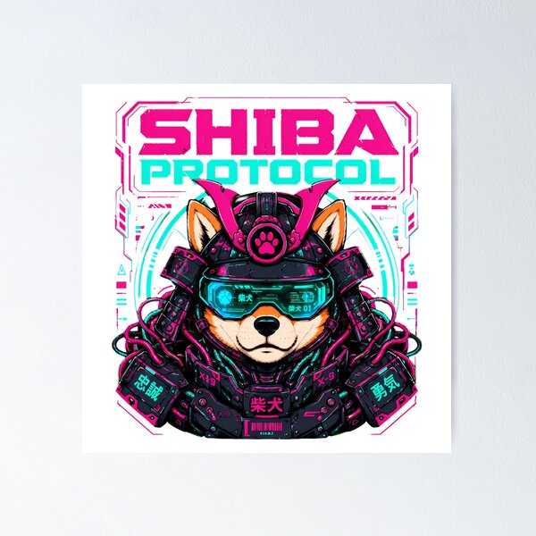 Item preview, Shiba Protocol Cyberpunk Dog Armor designed and sold by chattsuede.