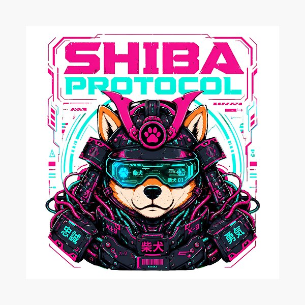 Item preview, Shiba Protocol Cyberpunk Dog Armor designed and sold by chattsuede.