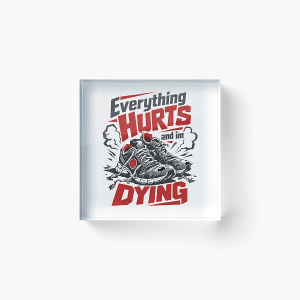 Item preview, Everything Hurts I'm Dying Runner designed and sold by chattsuede.