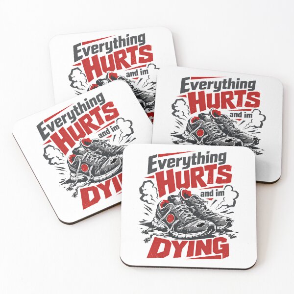 Item preview, Everything Hurts I'm Dying Runner designed and sold by chattsuede.