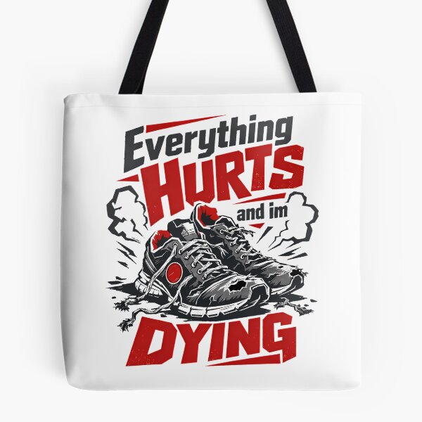 Item preview, Everything Hurts I'm Dying Runner designed and sold by chattsuede.