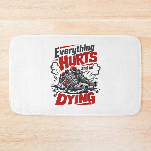 Item preview, Everything Hurts I'm Dying Runner designed and sold by chattsuede.