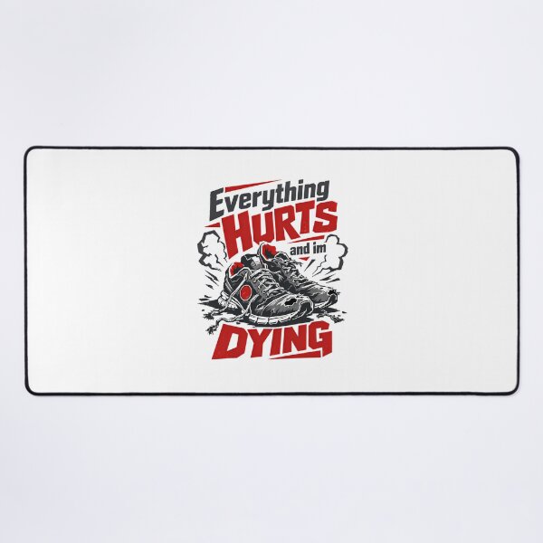 Item preview, Everything Hurts I'm Dying Runner designed and sold by chattsuede.