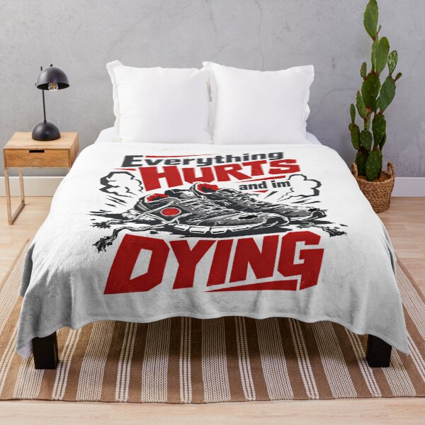 Item preview, Everything Hurts I'm Dying Runner designed and sold by chattsuede.