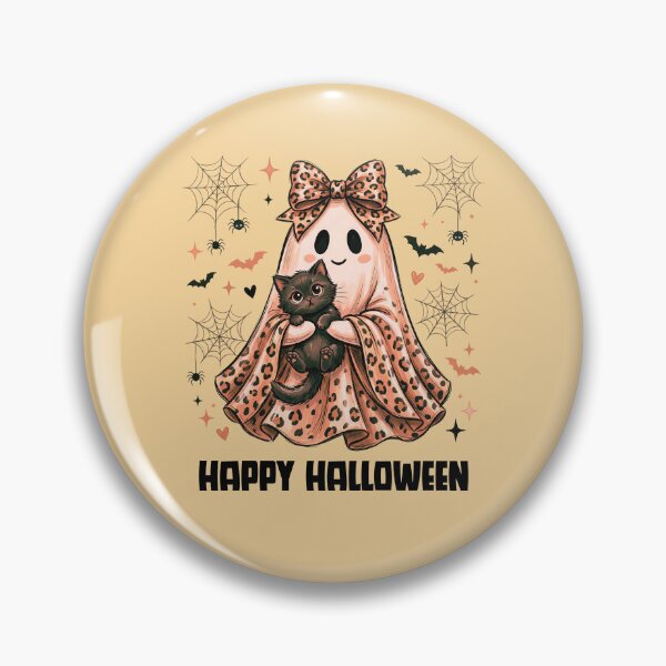 Item preview, Too Cute to Spook – Leopard Print Halloween Ghost designed and sold by Casualcorner55.