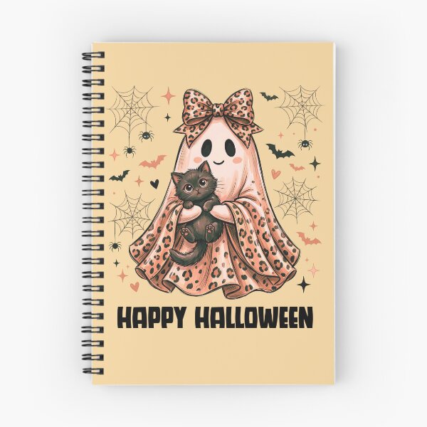 Item preview, Too Cute to Spook – Leopard Print Halloween Ghost designed and sold by Casualcorner55.