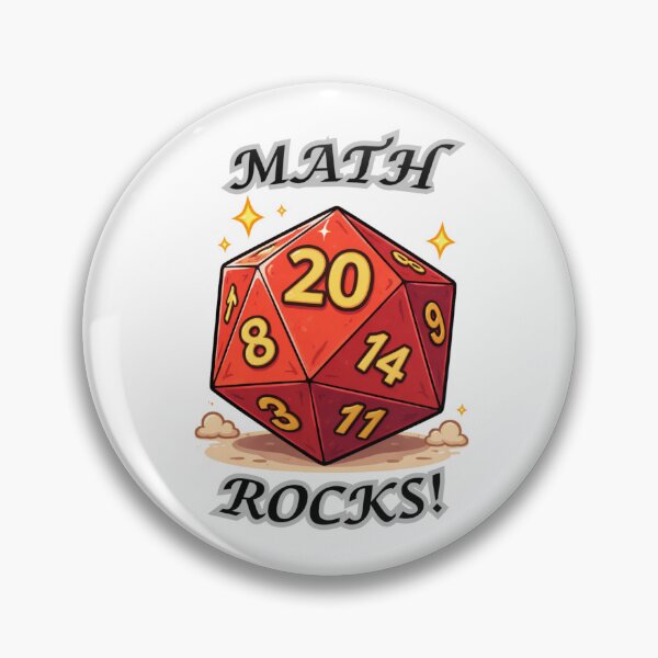 Item preview, Math Rocks! for table top gamers designed and sold by DelightfullyOdd.