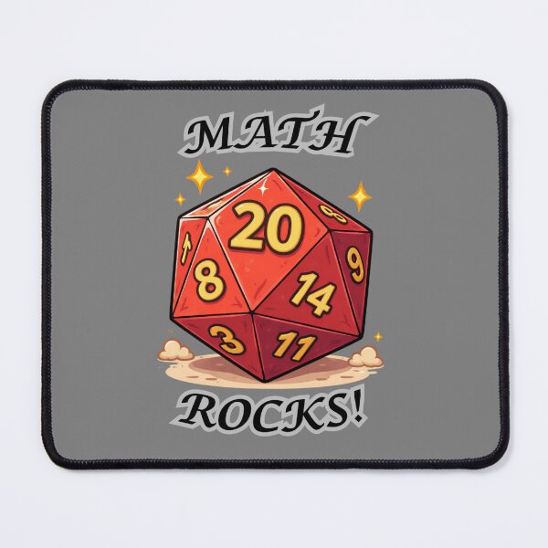 Item preview, Math Rocks! for table top gamers designed and sold by DelightfullyOdd.