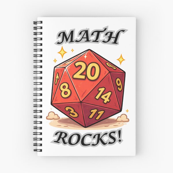 Item preview, Math Rocks! for table top gamers designed and sold by DelightfullyOdd.