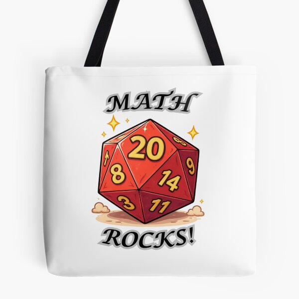 Item preview, Math Rocks! for table top gamers designed and sold by DelightfullyOdd.