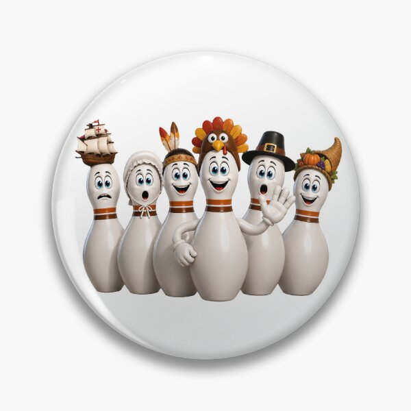 Item preview, Thanksgiving Bowling Pins designed and sold by Scott Hayes.