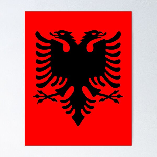 Item preview, Albania - Albanian Flag designed and sold by The Abstract Vision.