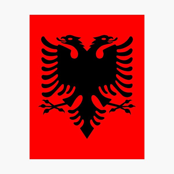 Item preview, Albania - Albanian Flag designed and sold by The Abstract Vision.