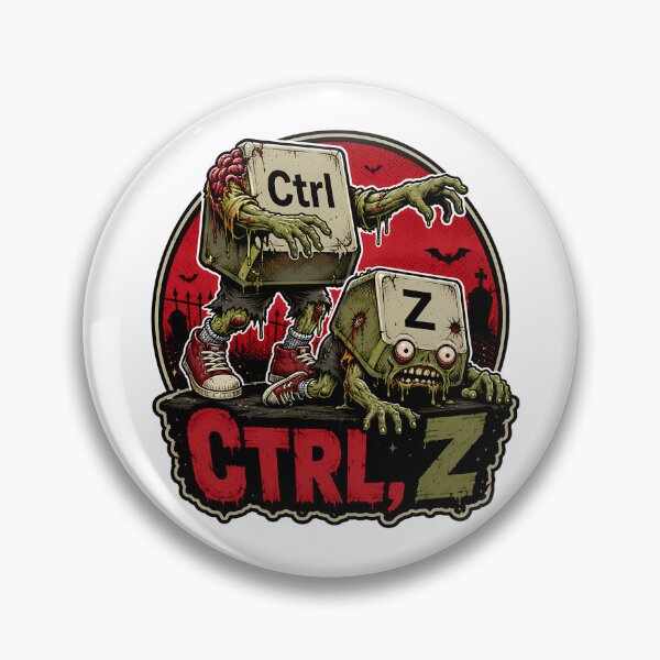 Item preview, Ctrl Z Zombies Programmer Humor For Developers designed and sold by chattsuede.