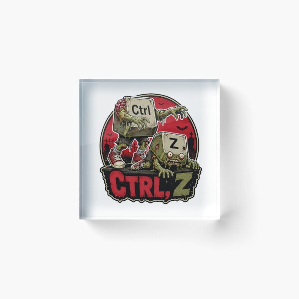 Item preview, Ctrl Z Zombies Programmer Humor For Developers designed and sold by chattsuede.