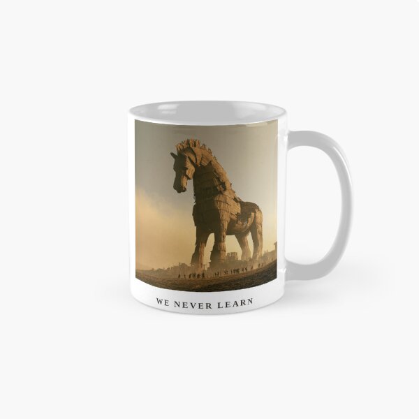 Item preview, Trojan Horse — We Never Learn | The Odyssey Dark Academia designed and sold by Drunken Authority.