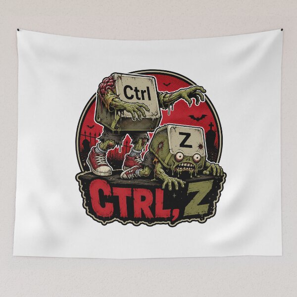Item preview, Ctrl Z Zombies Programmer Humor For Developers designed and sold by chattsuede.
