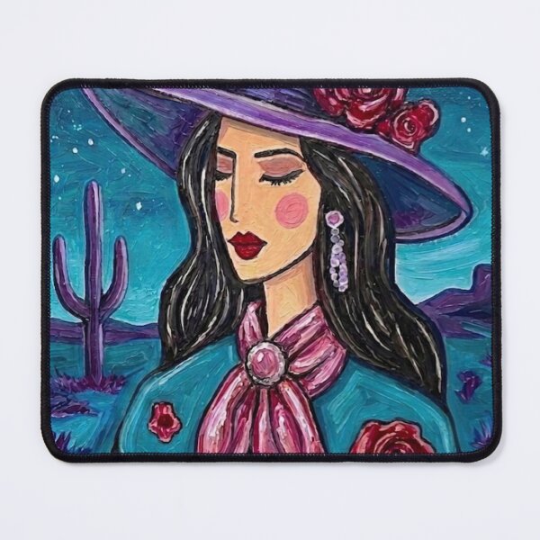 Item preview, Desert Cowgirl At Moonlight designed and sold by VincentMichaelDesigns.