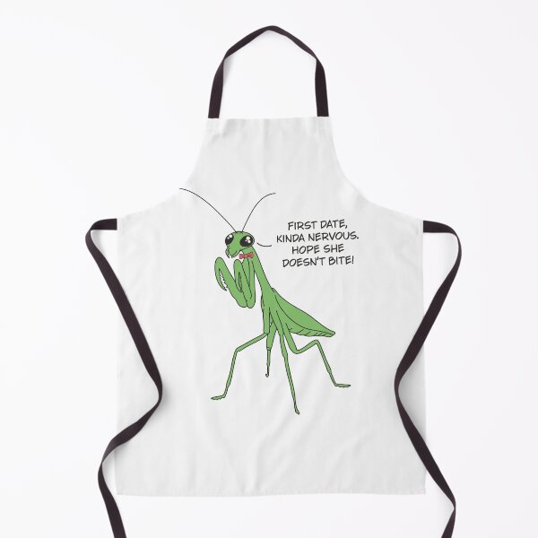 Item preview, First Date Praying Mantis Joke designed and sold by GraphicWorlds.