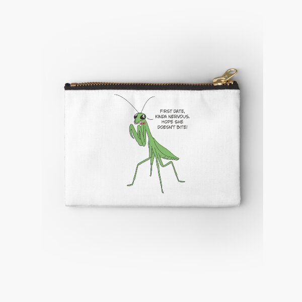 Item preview, First Date Praying Mantis Joke designed and sold by GraphicWorlds.