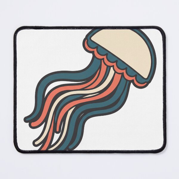 Item preview, Jellyfish Minimalist Ocean Creature Illustration designed and sold by Fakhim95.