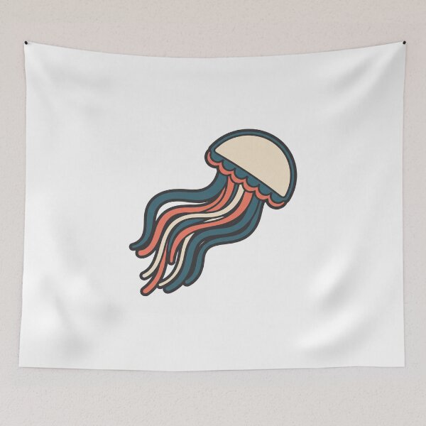 Item preview, Jellyfish Minimalist Ocean Creature Illustration designed and sold by Fakhim95.