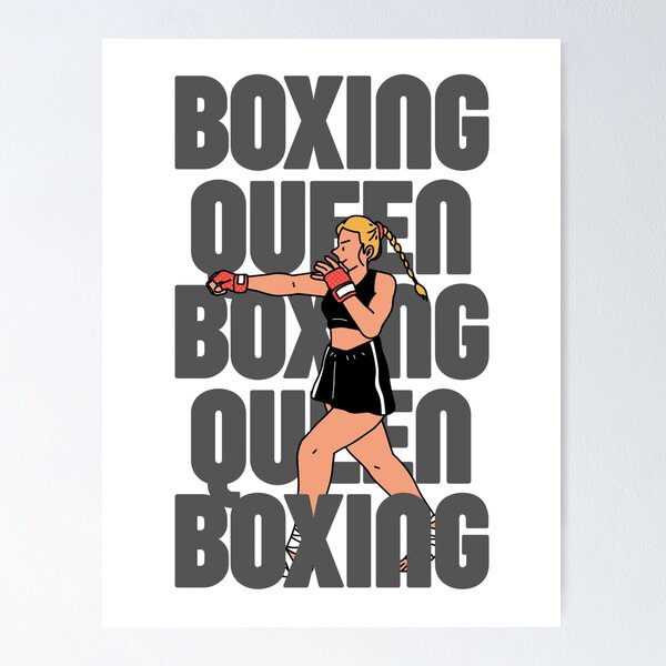 Item preview, Boxing Queen (Female Boxer/ Boxing Enthusiast) designed and sold by PodunkClothing.