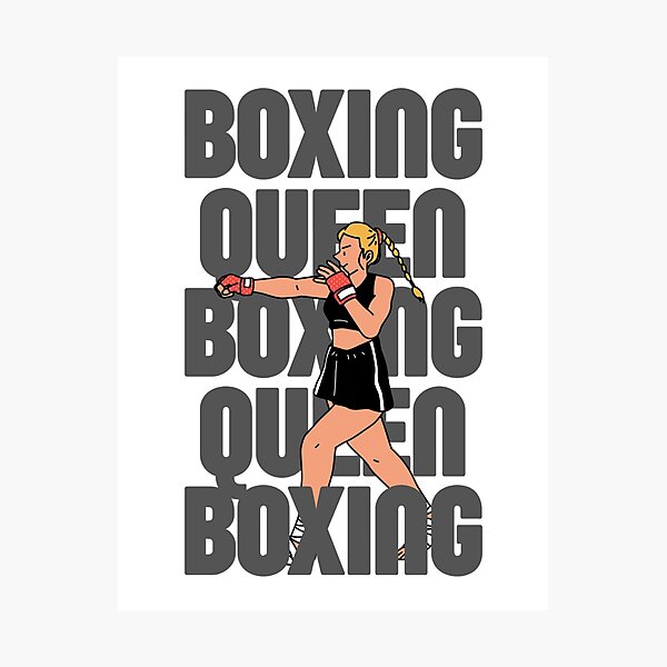 Item preview, Boxing Queen (Female Boxer/ Boxing Enthusiast) designed and sold by PodunkClothing.