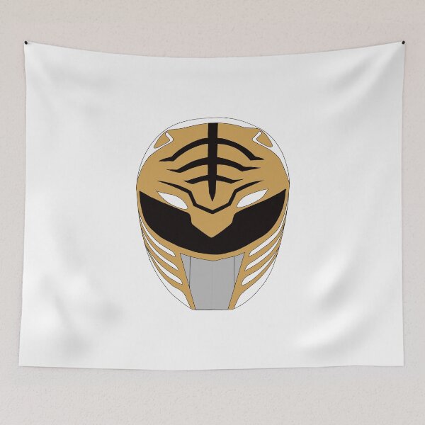 Item preview, Dai Kiba MMPR White Helmet designed and sold by Ink Shot Studios.
