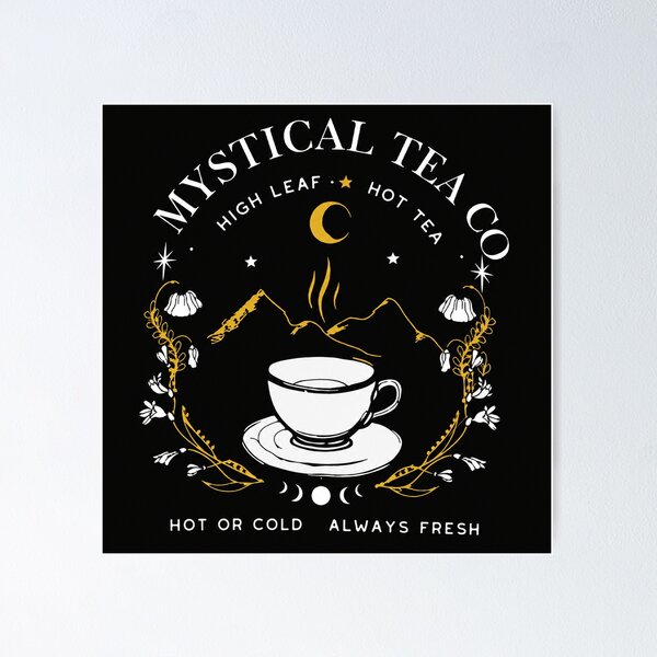 Item preview, Mystical Tea Company Shirt – Celestial Magic Bookish Aesthetic Graphic Tee designed and sold by MAGICKEY2024.