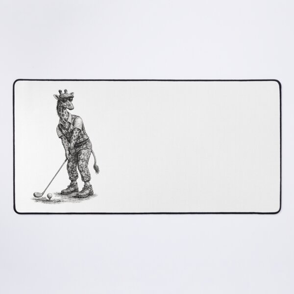 Item preview, Golfer Giraffe designed and sold by Fat Mustache Designs.